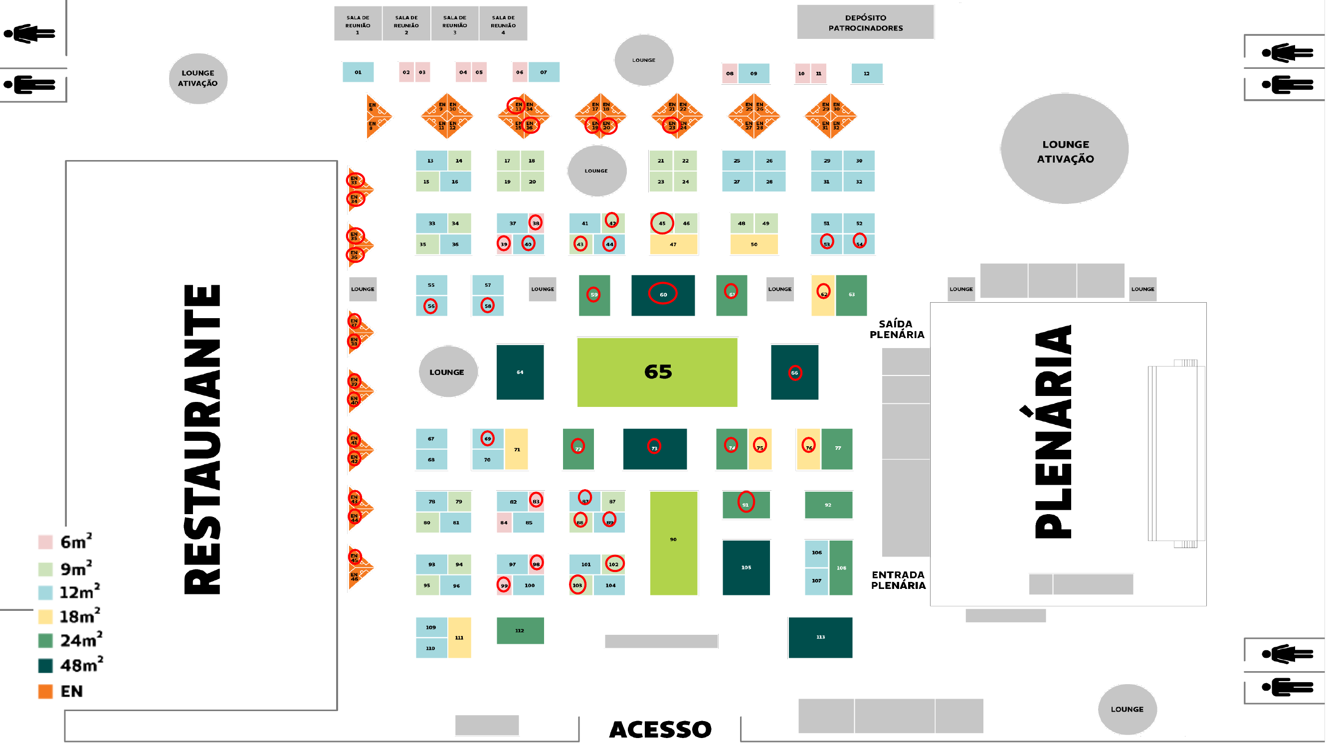 Mapa da Convenção